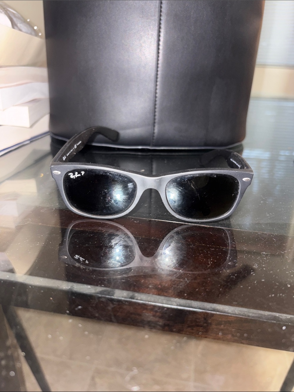 Ray-Ban Black Sunglasses with Dark Lenses